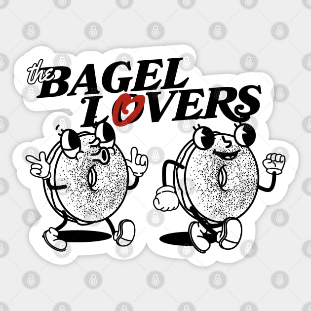 The Bagel Lovers Sticker by DHFJR